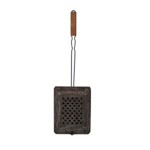Vintage Fireplace Popcorn Popper.